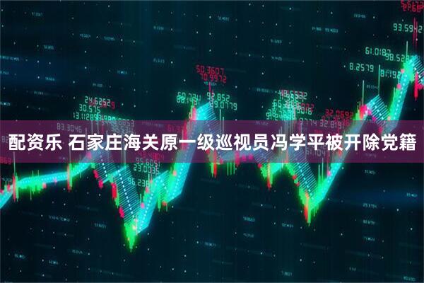 配资乐 石家庄海关原一级巡视员冯学平被开除党籍