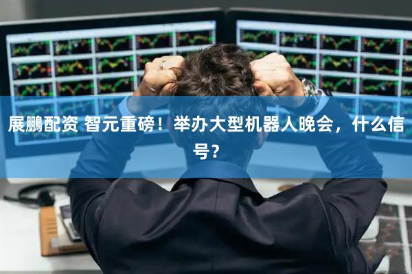 展鵬配资 智元重磅！举办大型机器人晚会，什么信号？