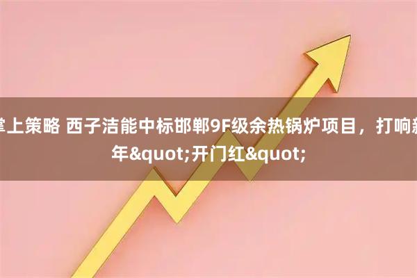 掌上策略 西子洁能中标邯郸9F级余热锅炉项目，打响新年"开门红"