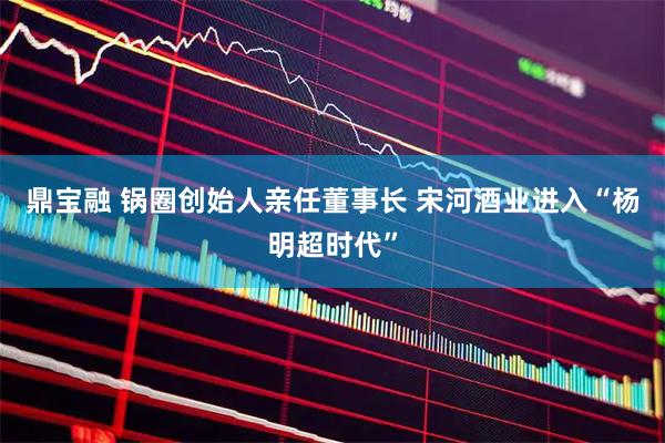 鼎宝融 锅圈创始人亲任董事长 宋河酒业进入“杨明超时代”