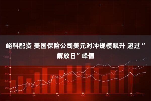 峪科配资 美国保险公司美元对冲规模飙升 超过“解放日”峰值