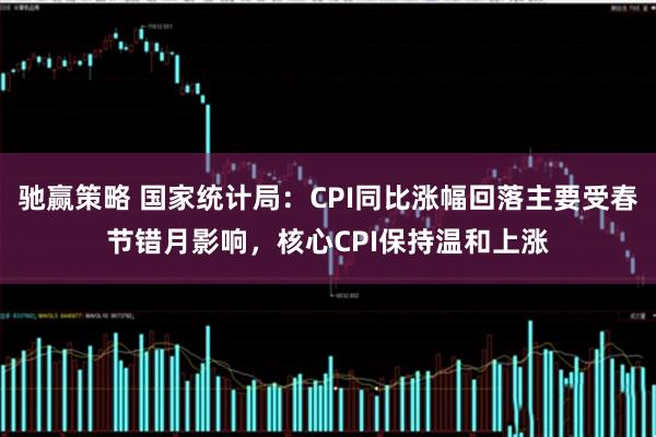 驰赢策略 国家统计局：CPI同比涨幅回落主要受春节错月影响，核心CPI保持温和上涨
