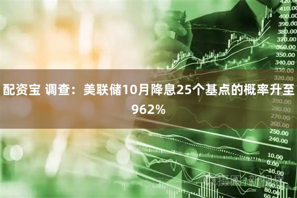 配资宝 调查：美联储10月降息25个基点的概率升至962%